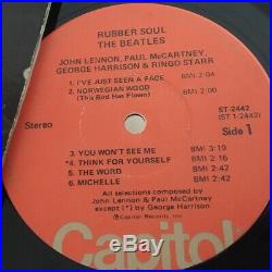 THE BEATLES/SOLO LP LOT RUBBER SOUL/REVOLVER/PEPPER/RARITIES/LOVE SONGS vinyl
