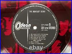 THE BEATLES' STORY JAPAN 1st PRESS STEREO ODEON RED WAX BOX 2LP OP-75534