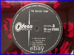 THE BEATLES' STORY JAPAN 1st PRESS STEREO ODEON RED WAX BOX 2LP OP-75534