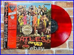 THE BEATLES Sgt Peppers EAS-70137 JAPAN Limited Original MONO RED WAX withOBI Fast