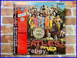 THE BEATLES Sgt Peppers EAS-70137 JAPAN Limited Original MONO RED WAX withOBI Fast