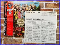 THE BEATLES Sgt Peppers EAS-70137 JAPAN Limited Original MONO RED WAX withOBI Fast