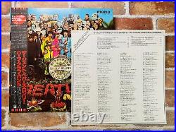 THE BEATLES Sgt Peppers EAS-70137 JAPAN Limited Original MONO RED WAX withOBI NM