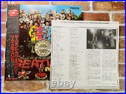 THE BEATLES Sgt Peppers EAS-70137 JAPAN Limited Original MONO RED WAX withOBI NM