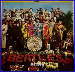 THE BEATLES Sgt. Peppers WHITE/MARBLE VINYL SEAV 11840 CANADA Limited NM