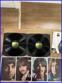 THE BEATLES The White Album 1968 MONO ORIG LOW NUMBER 0005223 2 X LP + BITS