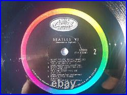 THE BEATLES VI 1st US Pressing 1965 CAPITOL T-2358 MONO Rainbow Label