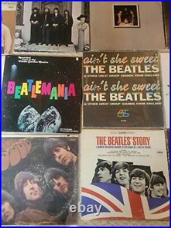 THE BEATLES Vinyl LP's Capitol, Apple & VeeJay LOT of 36 LP's withOriginal Sleeves