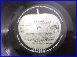 THE BEATLES WHITE ALBUM GATEFOLD RARE LP record vinyl INDIA INDIAN G+