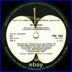THE BEATLES White Album 1968 UK FIRST PRESS 30-track MONO double vinyl LP