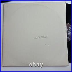 THE BEATLES White Album 2 LP Record Vintage NEAR MINT! Complete WithPoster