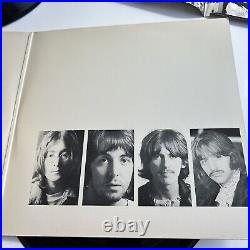 THE BEATLES White Album 2 LP Record Vintage NEAR MINT! Complete WithPoster