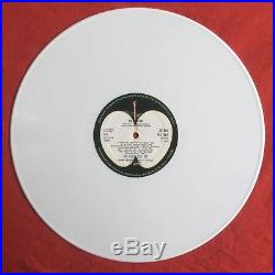 THE BEATLES -White Album- Rare UK Export White Vinyl LP / Apple Records 1978