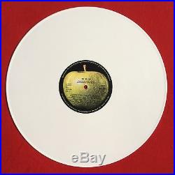 THE BEATLES -White Album- Rare UK Export White Vinyl LP / Apple Records 1978