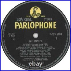 THE BEATLES White Album Very Rare 1968 Parlophone Export Issue vinyl 2xLP