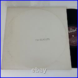 THE BEATLES White Album Vintage Capitol Record Purple Label Excellent! WithPoster