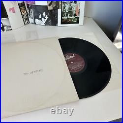 THE BEATLES White Album Vintage Capitol Record Purple Label Excellent! WithPoster