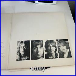 THE BEATLES White Album Vintage Capitol Record Purple Label Excellent! WithPoster