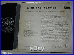 THE BEATLES With The Beatles MEGARARE 1st PRESS SILVER/BLACK PARLOPHONE VINYL