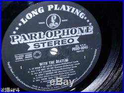 THE BEATLES With The Beatles MEGARARE 1st PRESS SILVER/BLACK PARLOPHONE VINYL