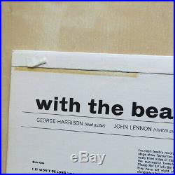 THE BEATLES With The Beatles UK mono 1st press vinyl LP'Jobete' credit 1963