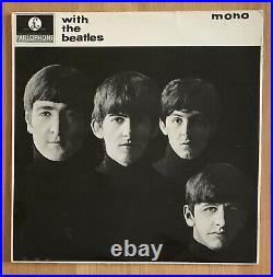 THE BEATLES With The Beatles VINYL LP Album UK 2nd Press 1963 MONO PMC 1206
