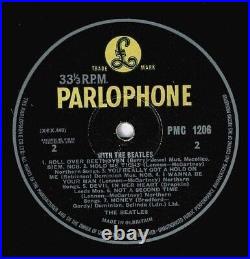 THE BEATLES With The Beatles Vinyl Record LP Parlophone 1963 Mono John Lennon