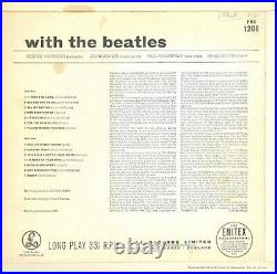 THE BEATLES With The Beatles Vinyl Record LP Parlophone 1963 Mono Paul McCartney