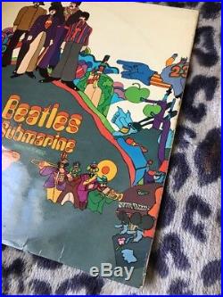 THE BEATLES Yellow Submarine 1968 Vinyl LP Apple 1st PCS7970 Ex/Ex YEX716-1