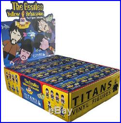 THE BEATLES Yellow Submarine 3 Blind Box Vinyl Figurines Display (20ct) #NEW