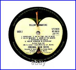 THE BEATLES Yellow Submarine AP-8610 / RARE 1969 JAPAN orig. RED vinyl