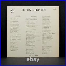 THE BEATLES Yellow Submarine AP-8610 / RARE 1969 JAPAN orig. RED vinyl