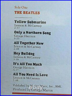 THE BEATLES Yellow Submarine Vinyl LP U. S. Capitol Press RARE SEALED