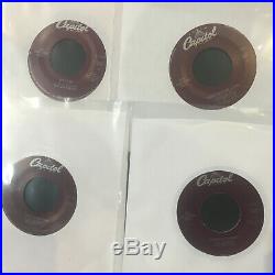 THE BEATLES lot of 18 capitol JUKEBOX 45s colored vinyl! Nice collection! RARE