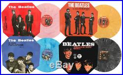 THE BEATLES -rare 4 LP box set NEW (Italian import 7 colored vinyl records) Ono