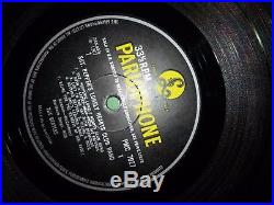 THE BEATLES sgt pepper 1967 UK First Pressing Mono Vinyl LP Wide Spine OMG EX