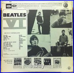 THE BEATLES vi LP VG+ ST-2358 Vinyl 1965 USA Stereo Capitol Rainbow Text Above