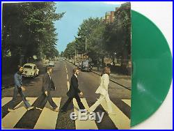 The BEATLES Abbey Road 1978 UK ORG EXPORT Only GREEN Vinyl LP McCartney LENNON