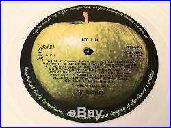 The BEATLES Let It Be LP 1978 UK WHITE Vinyl EXPORT RARE! Paul McCartney, Lennon