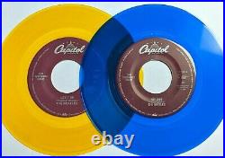 The BEATLES Six-Pack of Jukebox-Only PROMO 7 45's in a RAINBOW of COLOR vinyl