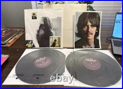 The BEATLES White Album 2-LP, Purple Capitol Uncut Photos -Poster- Vinyl Album