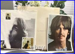 The BEATLES White Album 2-LP, Purple Capitol Uncut Photos -Poster- Vinyl Album