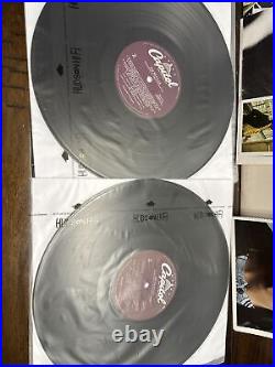 The BEATLES White Album 2-LP, Purple Capitol Uncut Photos -Poster- Vinyl Album