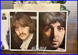 The BEATLES White Album 2-LP, Purple Capitol Uncut Photos -Poster- Vinyl Album