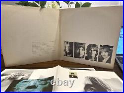 The BEATLES White Album 2-LP, Purple Capitol Uncut Photos -Poster- Vinyl Album