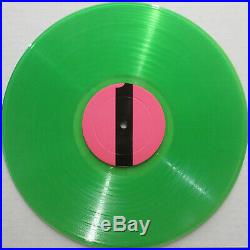 The BEATLES Yellow Matter Custard ORG GREEN Vinyl TMOQ LP VG++