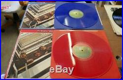 The Beatles 1962-1966 / 1967-1970 Coloured vinyl LPs, Near Mint NM/NM