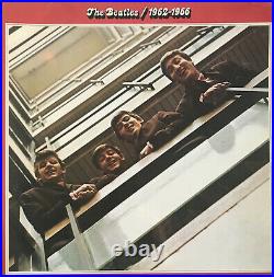 The Beatles 1962-1966 2-lp Apple Uk Red Vinyl 1978 Nr Mint Condition Pro Cleaned
