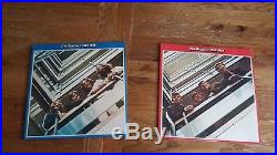 The Beatles 1962 -1970 Blue Album Original Blue Red Vinyl Pcspb718 Pcsp717