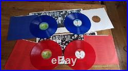 The Beatles 1962 -1970 Blue Album Original Blue Red Vinyl Pcspb718 Pcsp717